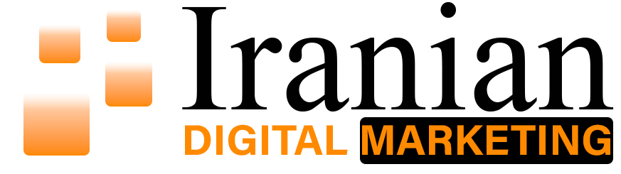 لوگوی مشکلی و نارنجی آژانس تولید محتوا ایرانیان